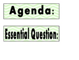 Board Labels-Lime Green