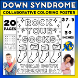 World Down Syndrome Day Collaborative Coloring Poster | Rock Your Socks Craft