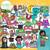 The Really Big Alphabet Letter M Clip Art Set