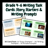 Writing Prompt Cards Pack | 36 Text & Image Prompts to Spark Student Creativity