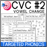CVC Phonics - Blending Practice - Short Vowels - Science of Reading - Targeted