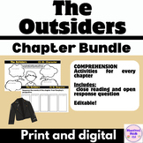 The Outsiders by SE Hinton- Chapter close reading & comprehension bundle