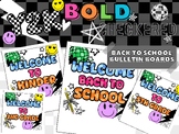 Y2K BOLD CHECKERED - Back to School Bulletin Boards