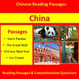 China Reading Passages: Grades 3-4