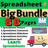 Spreadsheet Activity Big Bundle Learning Resources Slideshow Computers