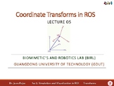 05. Coordinate Transforms in ROS