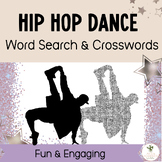 Back to School Hip Hop Dance Word Search and Crosswords for Middle & High School