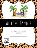 Jungle Theme Welcome Banner