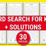 WORD SEARCH ACTIVITY BOOK for KIDS