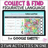 Figurative Language Digital Activity Collect and Find--Self Checking