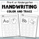 Alphabet Handwriting Worksheet for Pre-K or Kindergarten | Tracing Practice A-Z
