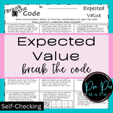 Expected Value Break the Code Activity