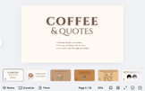Coffee & Quotes-Spring Writing Prompts-approx. 100 mins of writing time!