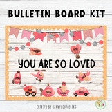 You Are So Loved Valentines Bulletin Board Display Kit Door Decor
