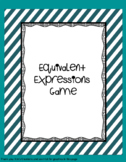Equivalent expressions game