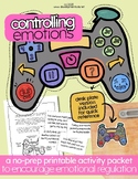 ** Controlling Emotions: Coping Tools for Behavioral Support + DESK VERSION **