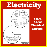 ELECTRICITY Worksheet Craft Activity 2nd 3rd 4th 5th Grade ELECTRICAL CIRCUITS