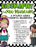 Biography Wax Museum Research Project