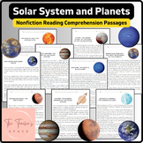 Solar System and Planets Science Nonfiction Reading Comprehension Passages