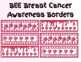 BEE THEME BORDERS - BEE THEME BREAST CANCER AWARNESS BORDERS