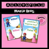 Cartel Asistencia Mario Bros.