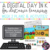 Digital Day in K Week 2 Plans & Activities | Google Slides