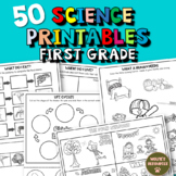 #wolfiesdeals 50 Science Printable Activities For First Grade | Homeschool