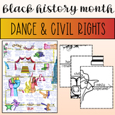 Black History Month Collaborative Timeline Poster for High School Dance