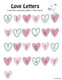 Valentines Day Lowercase Letters Tracing