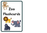 Zoo flash Cards- Toddler activity