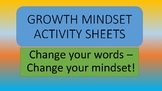 Growth Mindset Activity Sheets - Coloring - Bulletin Board