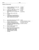 Environmental Science Chapter 6 Test "Biomes" Holt