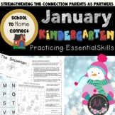Kindergarten Homework Packet January