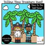 Telling Time Treasure Hunt- Interactive Digital Game