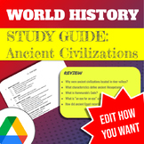 1.5 - Ancient Civilizations Study Guide - SSWH1 & SSWH2