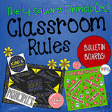 Classroom Rules: BULLETIN BOARDS for the 4 Square Principles Special Education