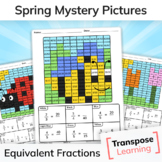 Equivalent Fractions | Spring Mystery Pictures | Color by Code