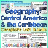 Central America & the Caribbean Geography Unit Bundle Maps, Activities & Lessons