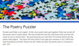 Poetry Puzzler - Escape Room