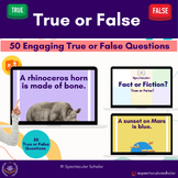 50 True or False Questions | PowerPoint | Brain Break | Morning meeting