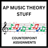 Two Counterpoint Assignments (realization)
