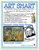 Pablo Picasso & Cubism Art SMART Lesson Plan: Art Activity & Art History
