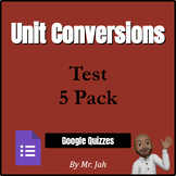 Data Analysis | Unit Conversions Test | Google Forms | NO PREP | 5 Pack