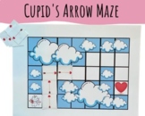 Cupid's Arrow Maze, Valentine Activity for Preschool, Pre-K, Directions Activity