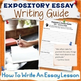 Expository Essay Writing Graphic Organizer Guide Templates Essays Prompts