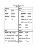 Introduction to interests and likes in Spanish
