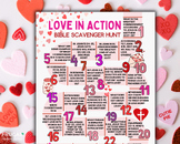 Valentine Bible Scavenger Hunt Activity, Kids' Christian Trivia About Love