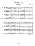 5 Minutes A Day - G Major Set 2