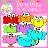 Birds and Nests Clipart