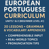 EU Portuguese Curriculum Â¨C Units 1-2 (Beginner Level A1) | 20 Lessons + BONUSES